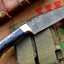 Premium Custom Damascus Bushcraft Skinner Knife with Micarta Handle - Korvel