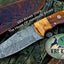 Artisan Crafted Damascus Steel Hunting and Skinning Knife - Korvel