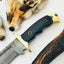Premium Full Tang Handmade Damascus Steel Hunting Knife - Korvel