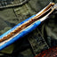 Exquisite Custom Damascus Steel Folding Pocket Knife - Korvel