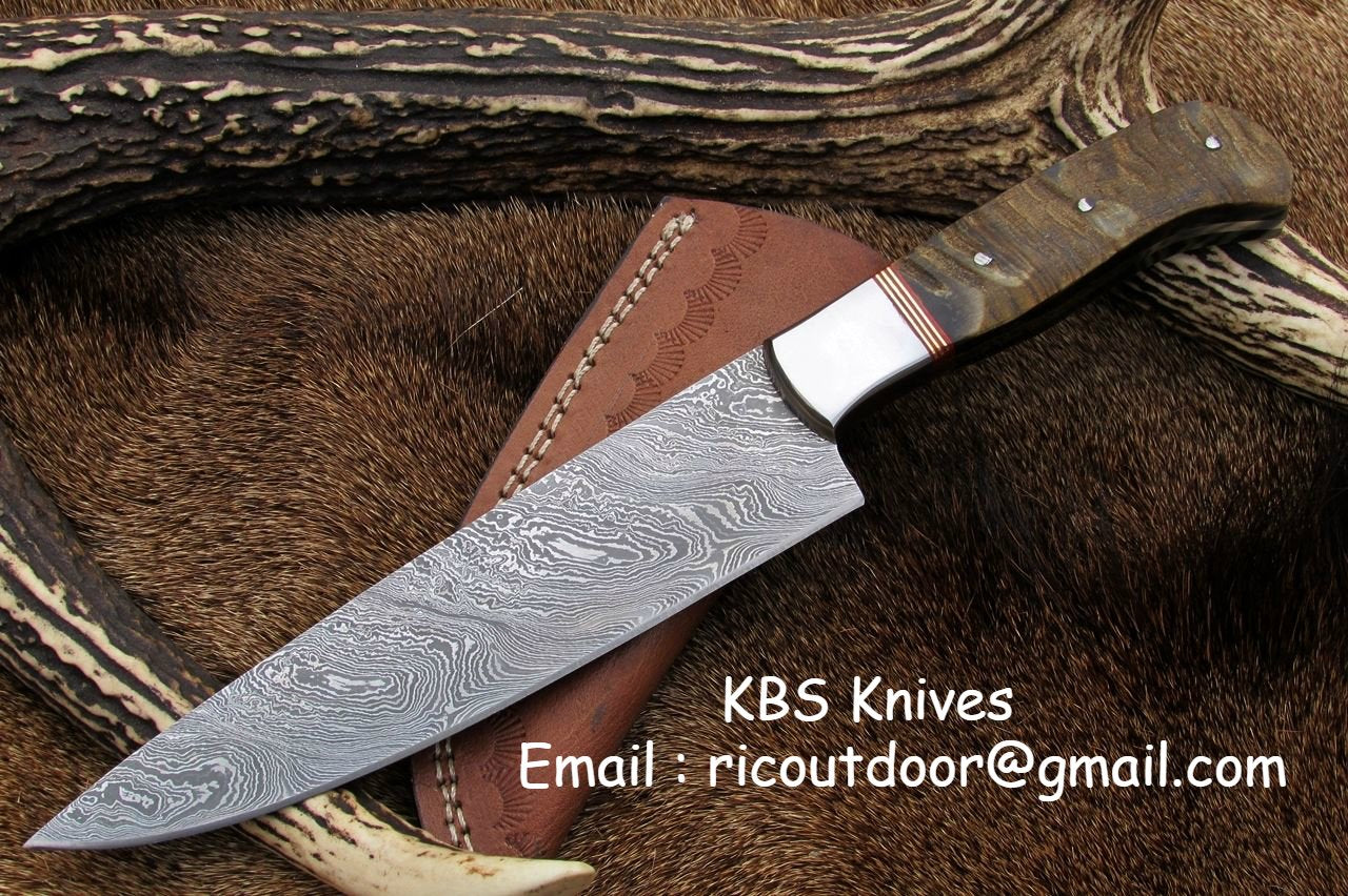 Premium Handmade Damascus Chef Knife - Korvel