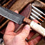 Artisan Custom Hunting Knife with Exquisite Damascus Steel Blade - Korvel