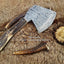 Premium Handcrafted Damascus Mini Axe - Korvel