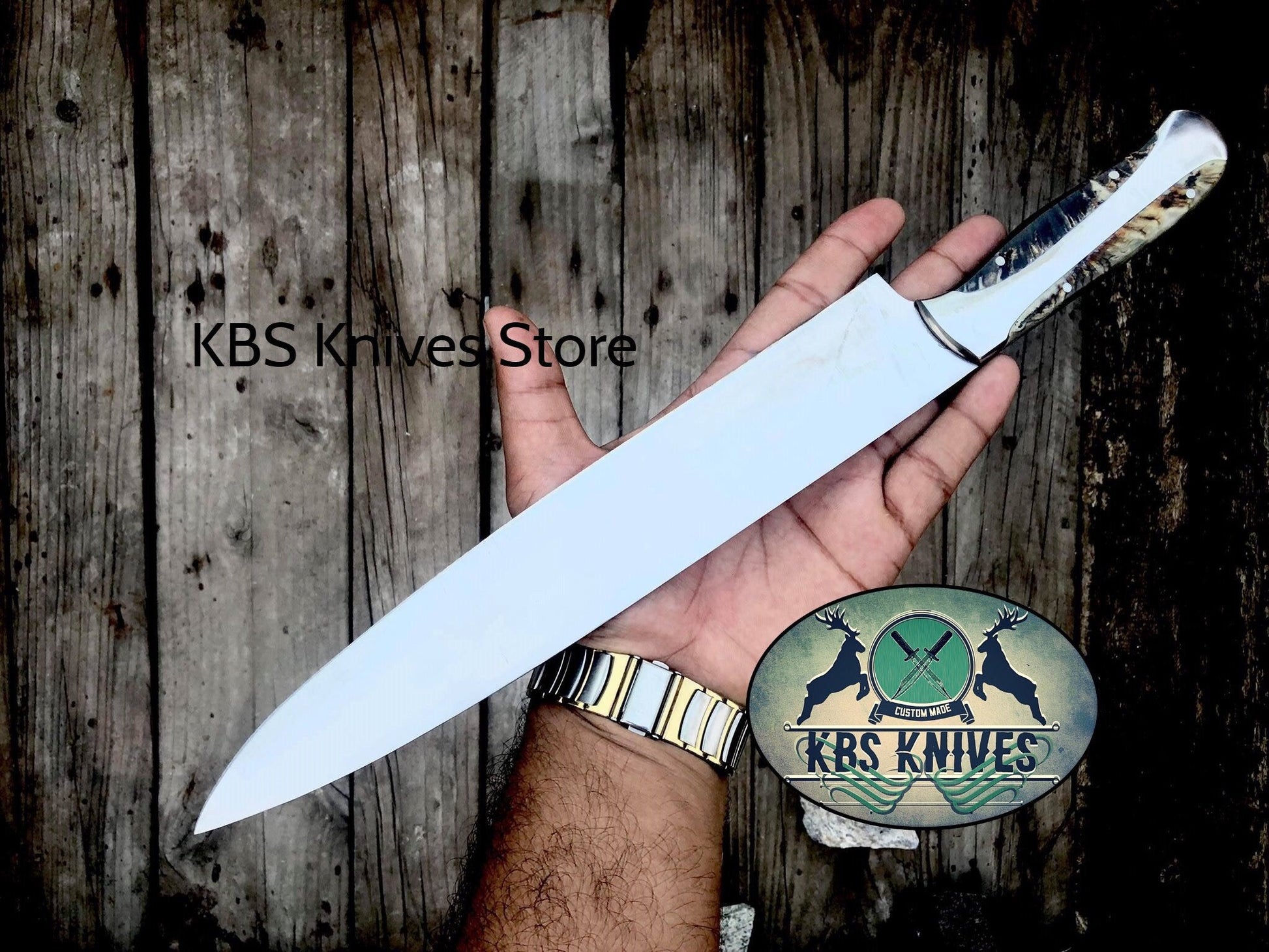 Artisan D2 Stainless Steel Chef Knife - Handcrafted Excellence - Korvel