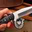 Premium Custom D2 Tool Steel Bushcraft Skinning Knife - Korvel