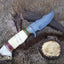 Exquisite Handmade Damascus Steel Knife - Korvel