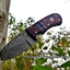 Artisan Crafted Damascus Steel EDC Skinner Knife for Outdoor Adventures - Korvel