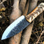 Premium Handmade Full Tang 1095 Steel Skinner Knife with Leather Sheath - Korvel