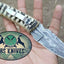 Premium Custom Damascus Steel EDC Folding Knife with Pocket Clip - Korvel