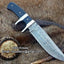 Premium Stealth Hunter Custom Damascus Fixed-Blade Knife - 10" Hunting Essential - Korvel