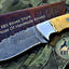 Premium Custom Damascus Steel Hunting and Skinning Knife - Korvel