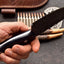 Premium Custom Handmade Wide Damascus Skinner Knife for Hunting - Korvel