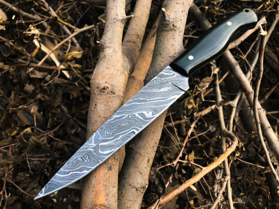 Premium Full Tang Custom Damascus Steel Hunting Knife - Korvel