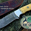 Premium Custom Damascus Steel Hunting and Skinning Knife - Korvel