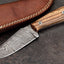Premium Custom Damascus Steel Hunting Knife for Outdoor Adventures - Korvel