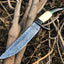 Exclusive Holiday Offer: Custom Handmade Damascus Steel Hunting Knife - Korvel