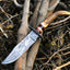 Premium Custom Damascus Steel Hunting and Skinning Knife - Korvel