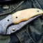Artisan Crafted Damascus Steel Folding Pocket Knife - Korvel