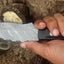 Artisan Crafted Damascus Drop Point Knife - Korvel