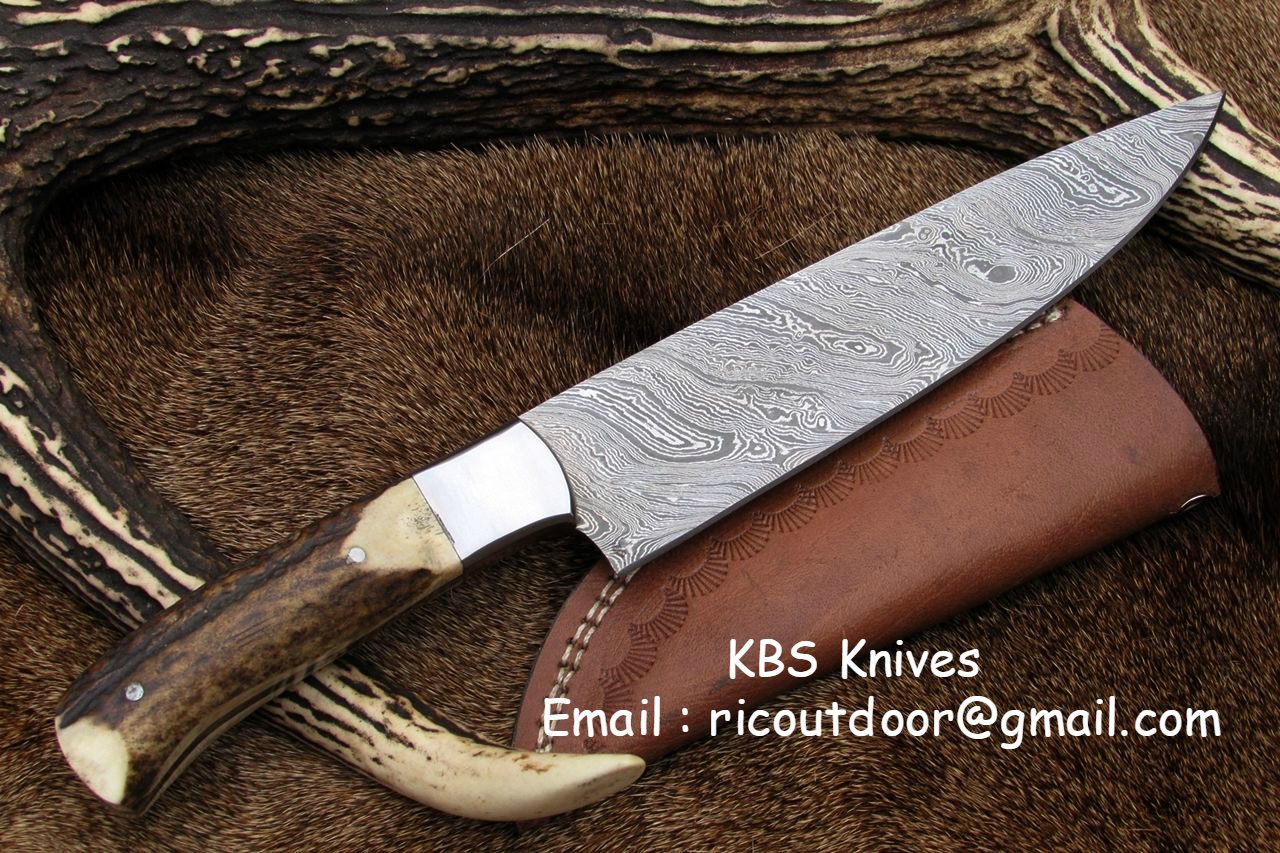 Premium Damascus Steel Chef Knife - Artisan Crafted - Korvel