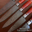 Premium Handcrafted Damascus Steel Knife Set - Korvel