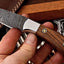 Premium Custom Damascus Steel Hunting and Camping Knife - Korvel