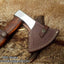 Custom Handmade Viking Axe - 1095 High Carbon Steel Blade with Rosewood Handle & Leather Sheath - Korvel