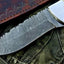 Premium Custom Damascus Steel Hunting and Skinning Knife - Korvel