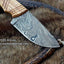 Artisan Crafted Fixed-Blade Skinning Knife with Olivewood Grip - Korvel