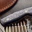 Premium Custom Handmade Wide Damascus Skinner Knife for Hunting - Korvel
