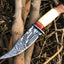 Premium Custom Damascus Steel Hunting and Skinning Knife - Korvel