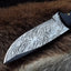 Artisan Crafted Twister Damascus Steel Hunting & Skinning Knife - Korvel