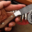 Premium Custom Damascus Steel Hunting and Camping Knife - Korvel