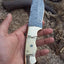 Artisan Crafted Damascus Steel Hunting and Skinning Knife - Korvel