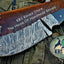 Premium Custom Damascus Steel Hunting and Skinning Knife - Korvel