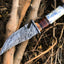 Exquisite Handcrafted Damascus Steel Hunting Knife - Korvel