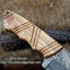 Artisan Crafted Fixed-Blade Skinning Knife with Olivewood Grip - Korvel
