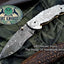 Artisan Crafted Damascus Steel Folding Pocket Knife - Korvel