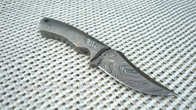 Elegant Damascus Steel Slim Knife - Korvel