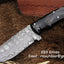 Premium Handcrafted Damascus Steel Skinning Knife - Korvel