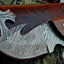 Premium Custom Damascus Steel Guthook Skinning Knife - Korvel
