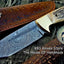 Premium Custom Damascus Steel Hunting and Skinning Knife - Korvel