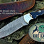 Premium Custom Twist Damascus Steel Hunting Knife - Korvel