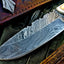 Artisan Damascus Steel Hunting and Skinning Knife - Korvel