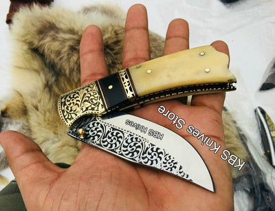 Artisan Crafted D2 Steel Folding Pocket Knife - Korvel