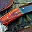 Premium Custom Damascus Steel Hunting and Skinning Knife - Korvel