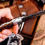Premium Custom Damascus Steel Hunting Knife with Elegant Rosewood Handle - Korvel