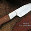 Premium Handcrafted J2 Steel Chef Knife - 8" - Korvel