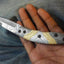 Artisan Crafted Damascus Steel Folding Knife - Korvel