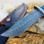 Artisan Crafted Damascus Steel Hunting Knife for Outdoor Adventures - Korvel